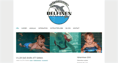 Desktop Screenshot of delfinen.nu